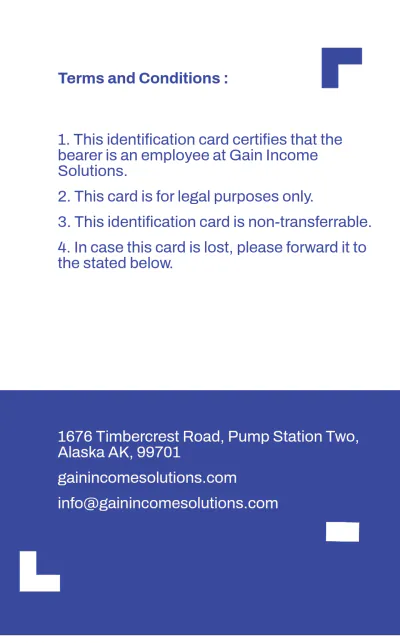 Free Accountancy Firm ID Card Template to Edit Online