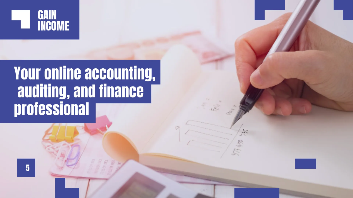 Free Accountancy Firm Presentation Template to Edit Online