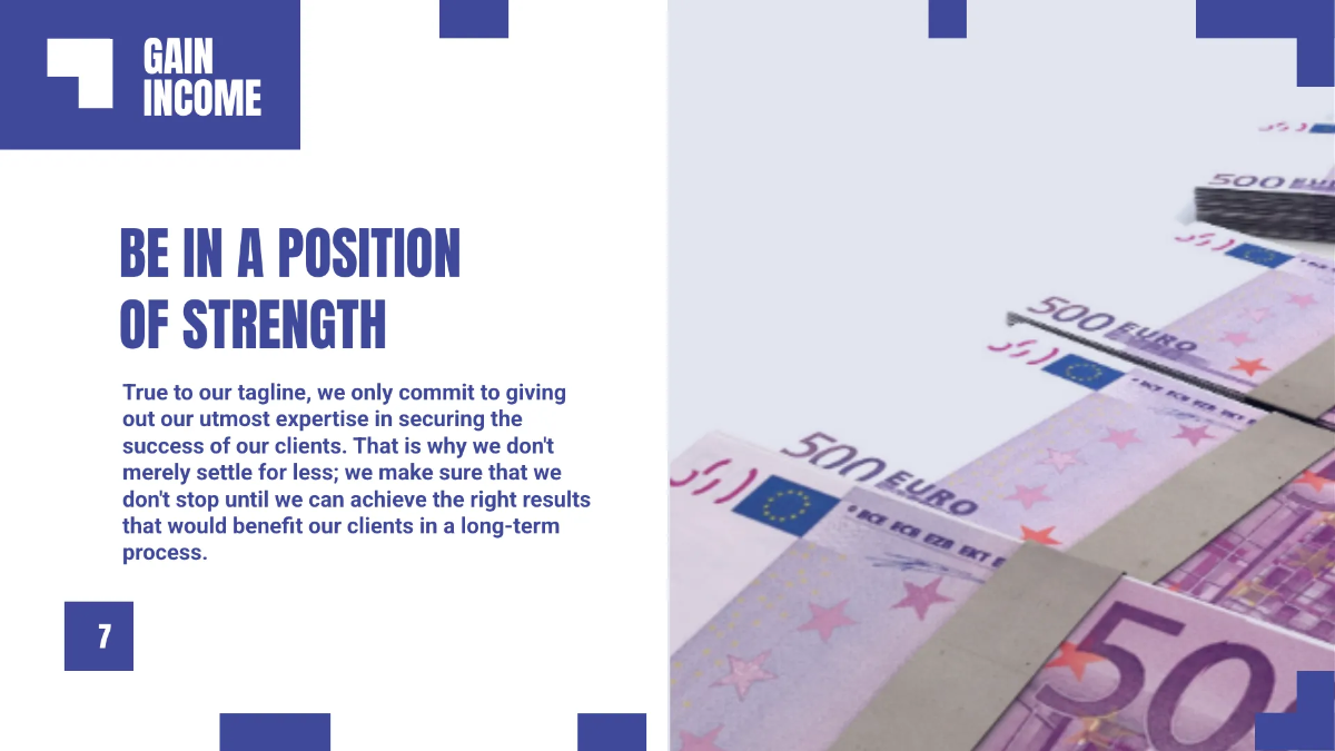 Free Accountancy Firm Presentation Template to Edit Online