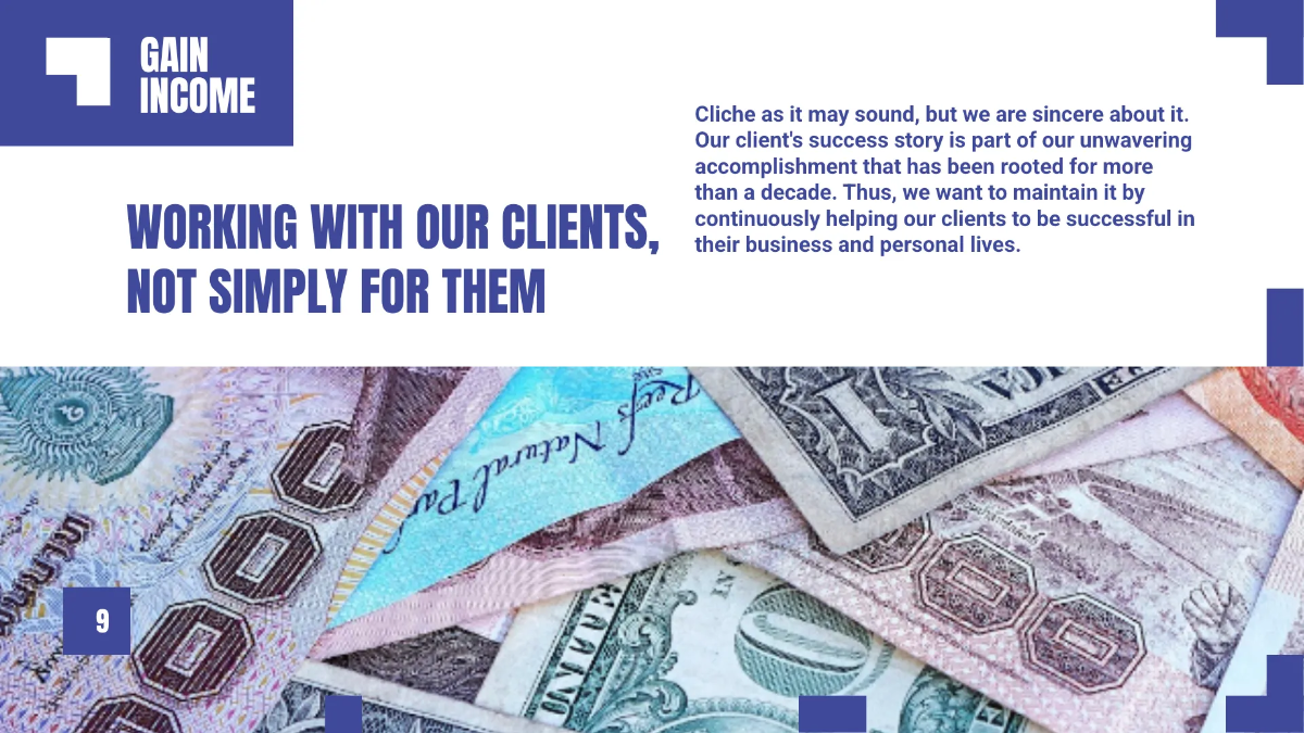 Free Accountancy Firm Presentation Template to Edit Online