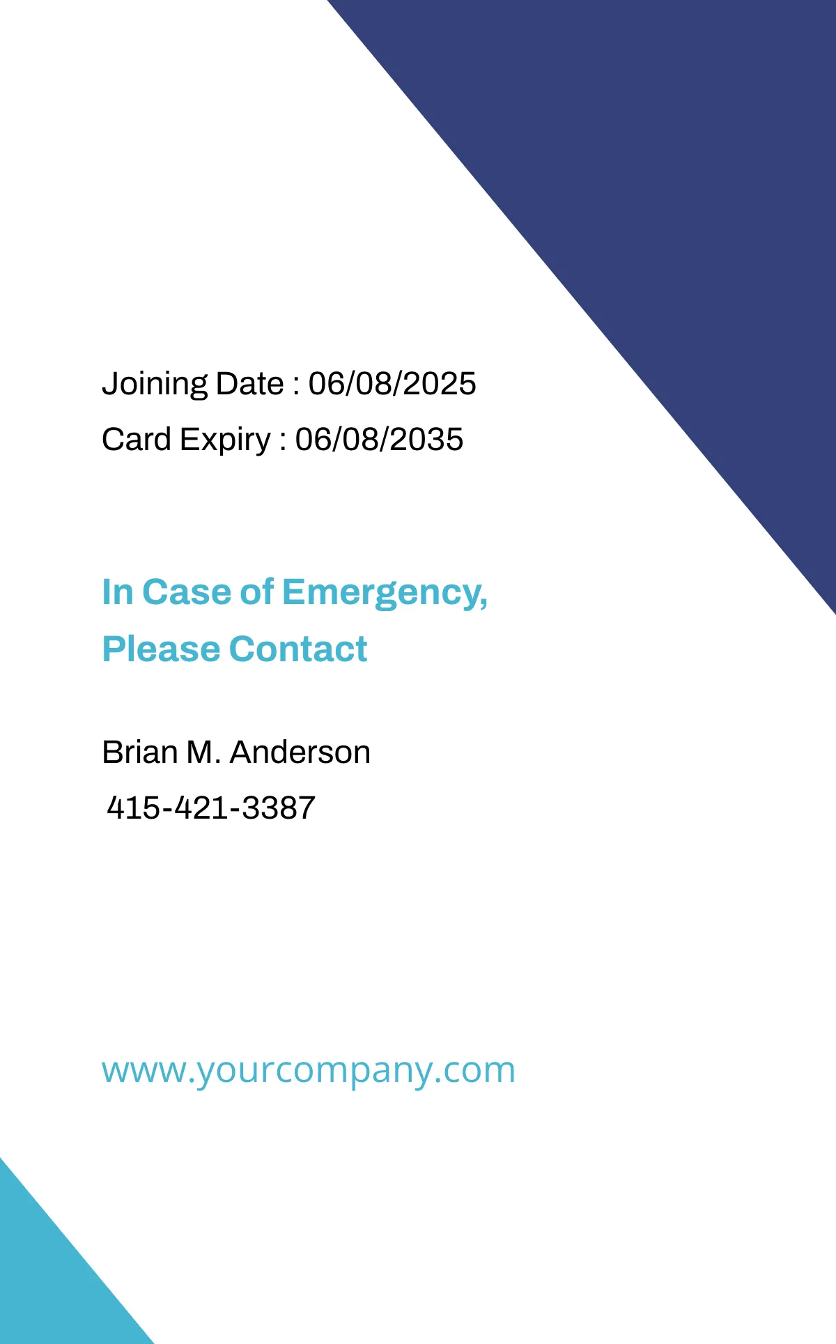 Free IT Services Company ID Card Template to Edit Online