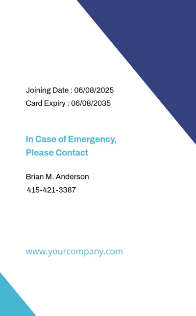 Free IT Services Company ID Card Template to Edit Online