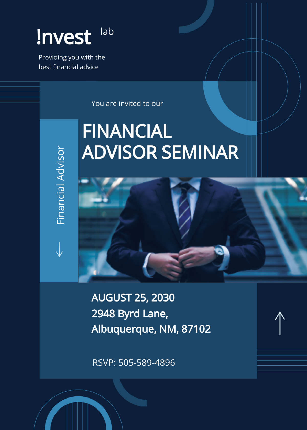 Financial Advisor Invitation Template