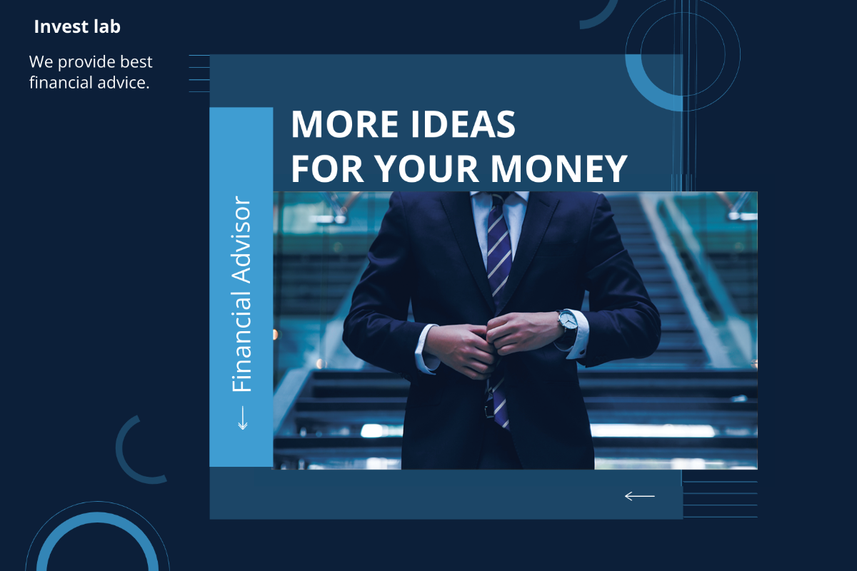 Financial Advisor Postcard Template - Edit Online & Download