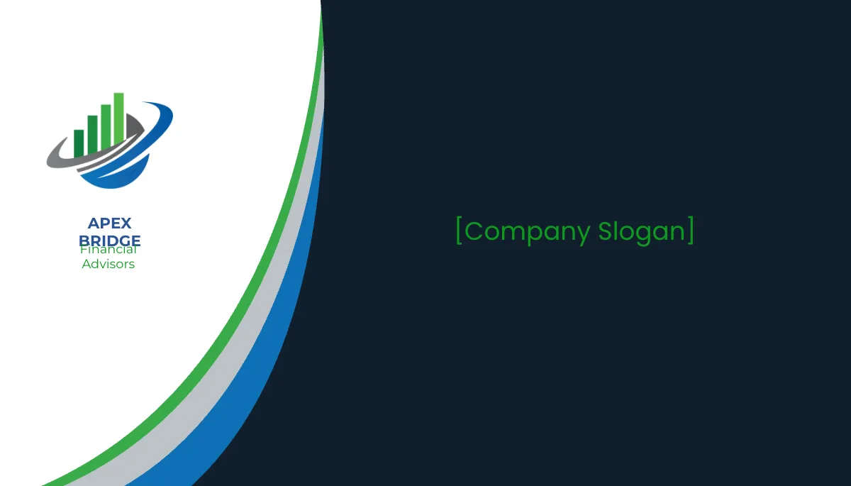 Free Financial Advisor Business Card Template to Edit Online