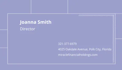 Free Investment Fund Business Card Template to Edit Online