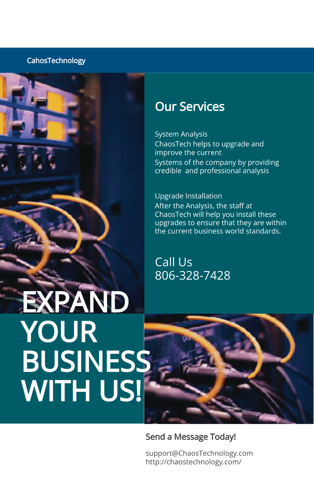 IT Service Company Poster Template