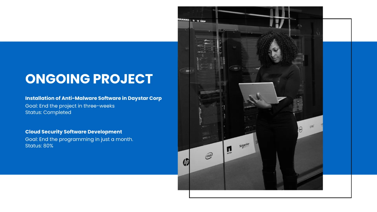 Free IT Security Presentation Template to Edit Online