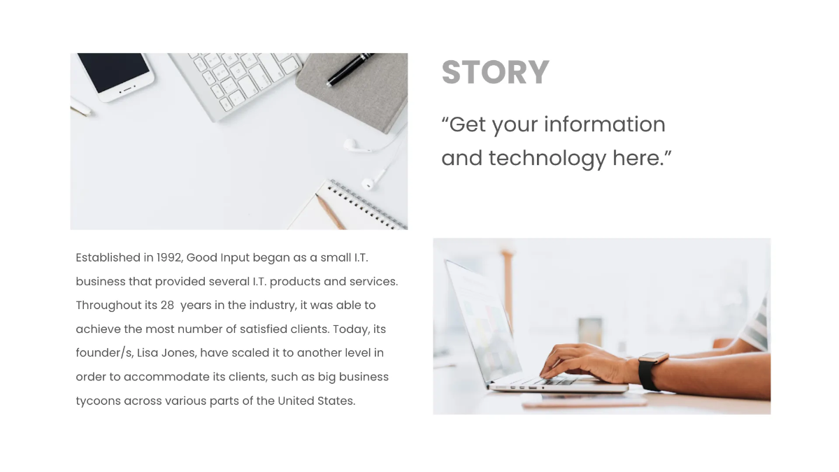 Free IT Project Presentation Template to Edit Online
