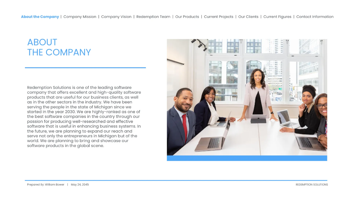 Free Software Product Presentation Template to Edit Online