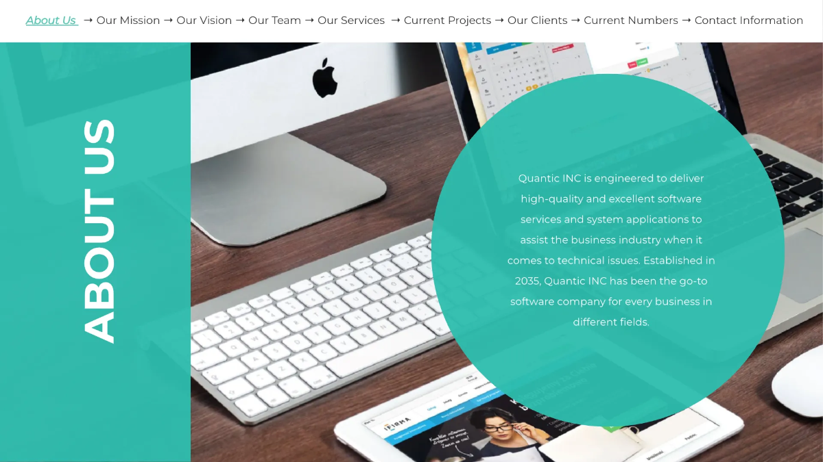 Free Software Company Presentation Template to Edit Online