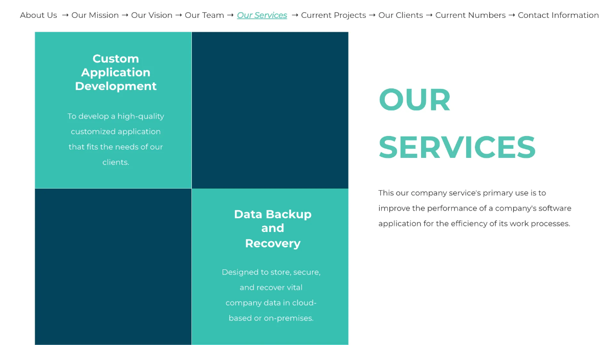 Free Software Company Presentation Template to Edit Online