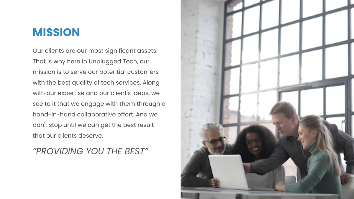 Free Tech Startup Presentation Template to Edit Online