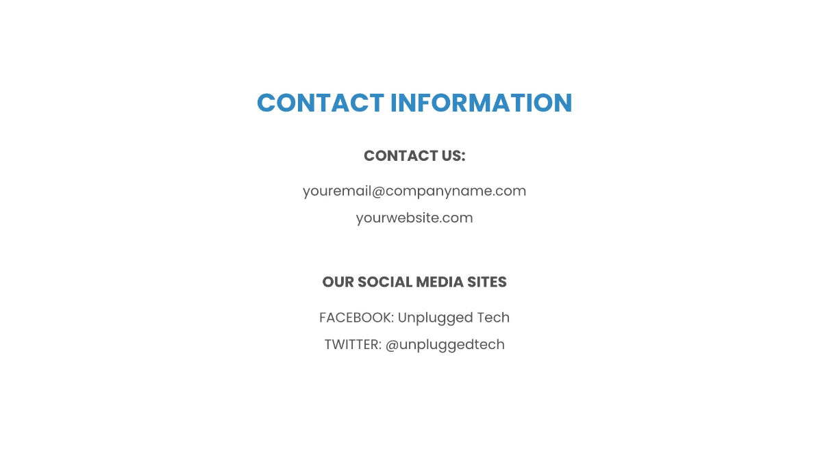 Free Tech Startup Presentation Template to Edit Online