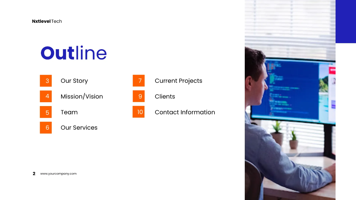 Free Software Development Presentation Template to Edit Online