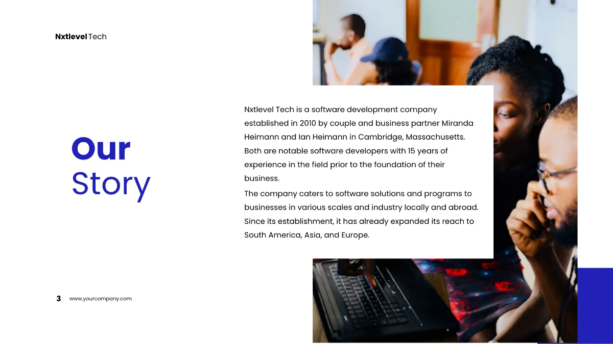 Free Software Development Presentation Template to Edit Online