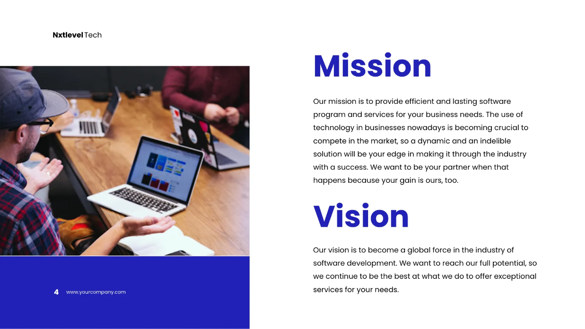 Free Software Development Presentation Template to Edit Online