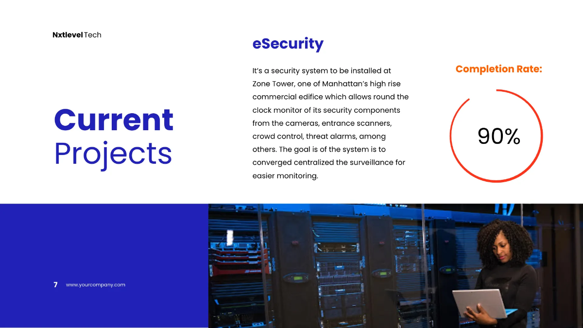 Free Software Development Presentation Template to Edit Online