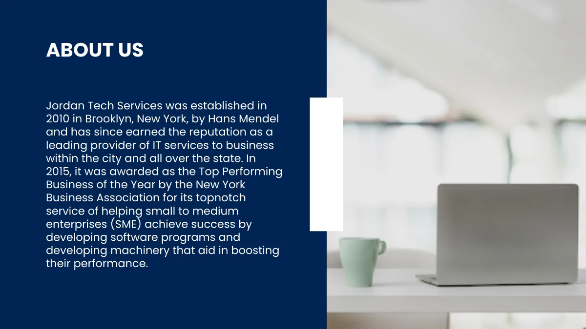 Free IT Services Presentation Template to Edit Online