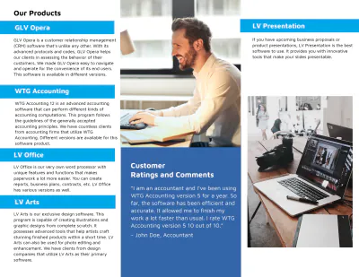 Free Tri-Fold IT Support Brochure Template to Edit Online
