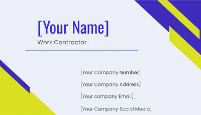 Free Handyman Services Business Card Template to Edit Online