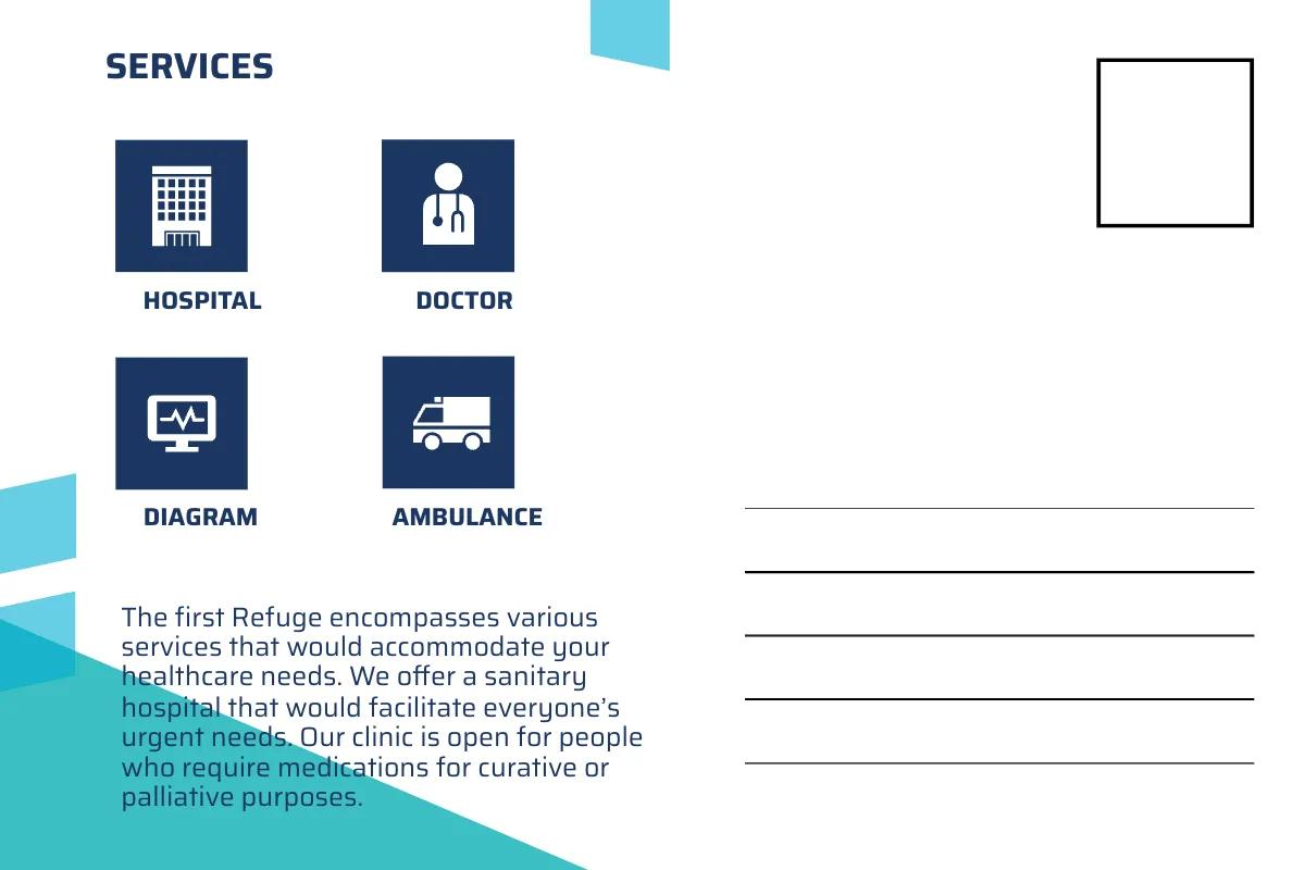 Free Medical Clinic Postcard Template to Edit Online