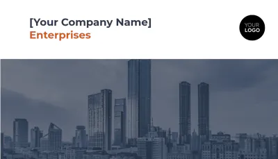 Free Sample Real Estate Business Card Template to Edit Online