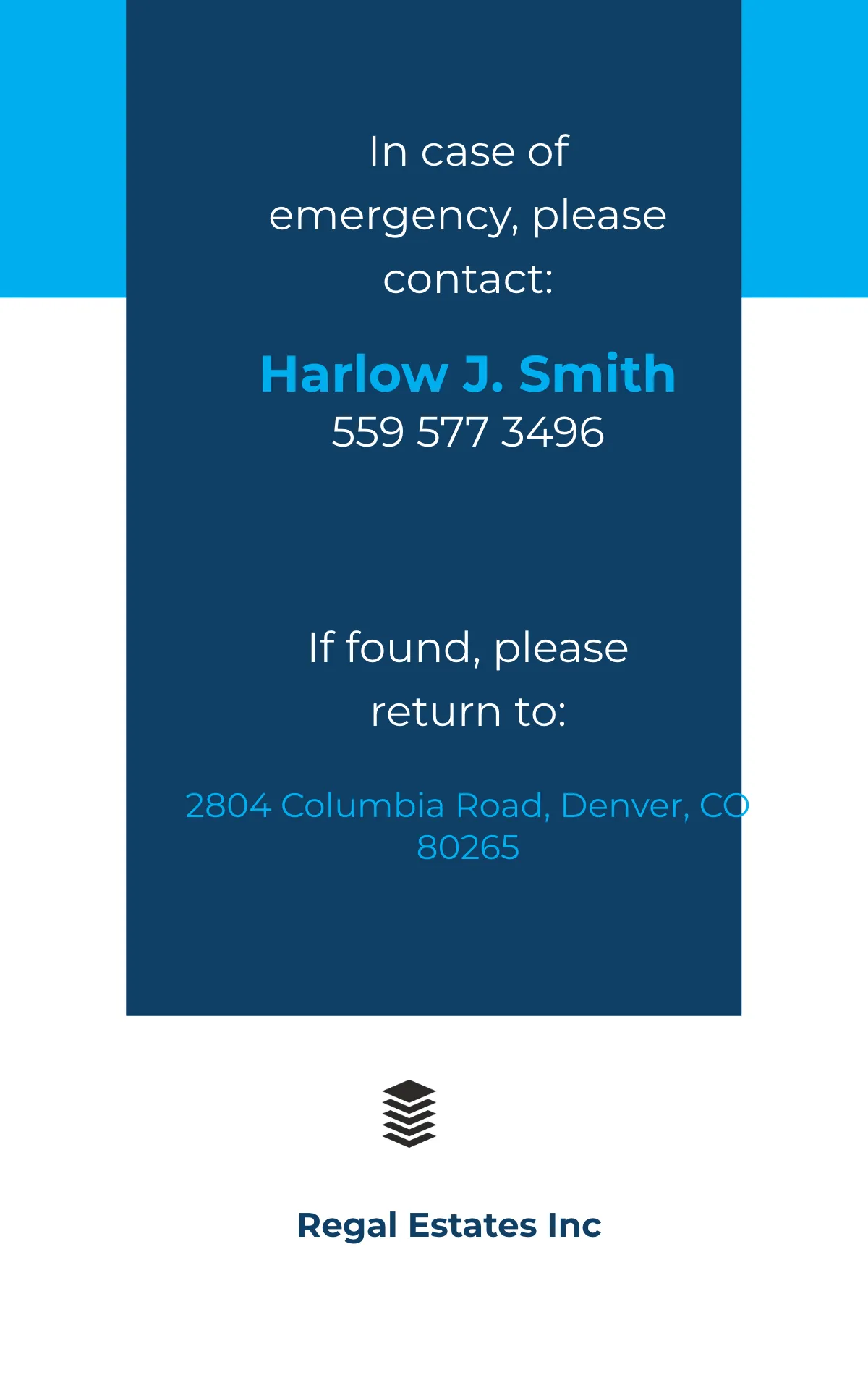 Free Modern Real Estate ID Card Template to Edit Online