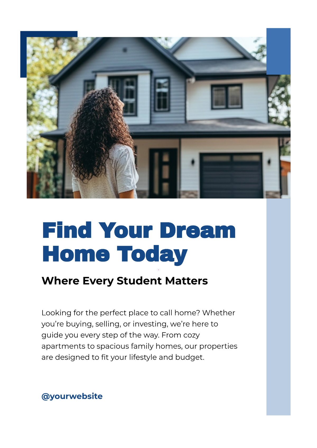 Free Real Estate Advertising Poster Template to Edit Online