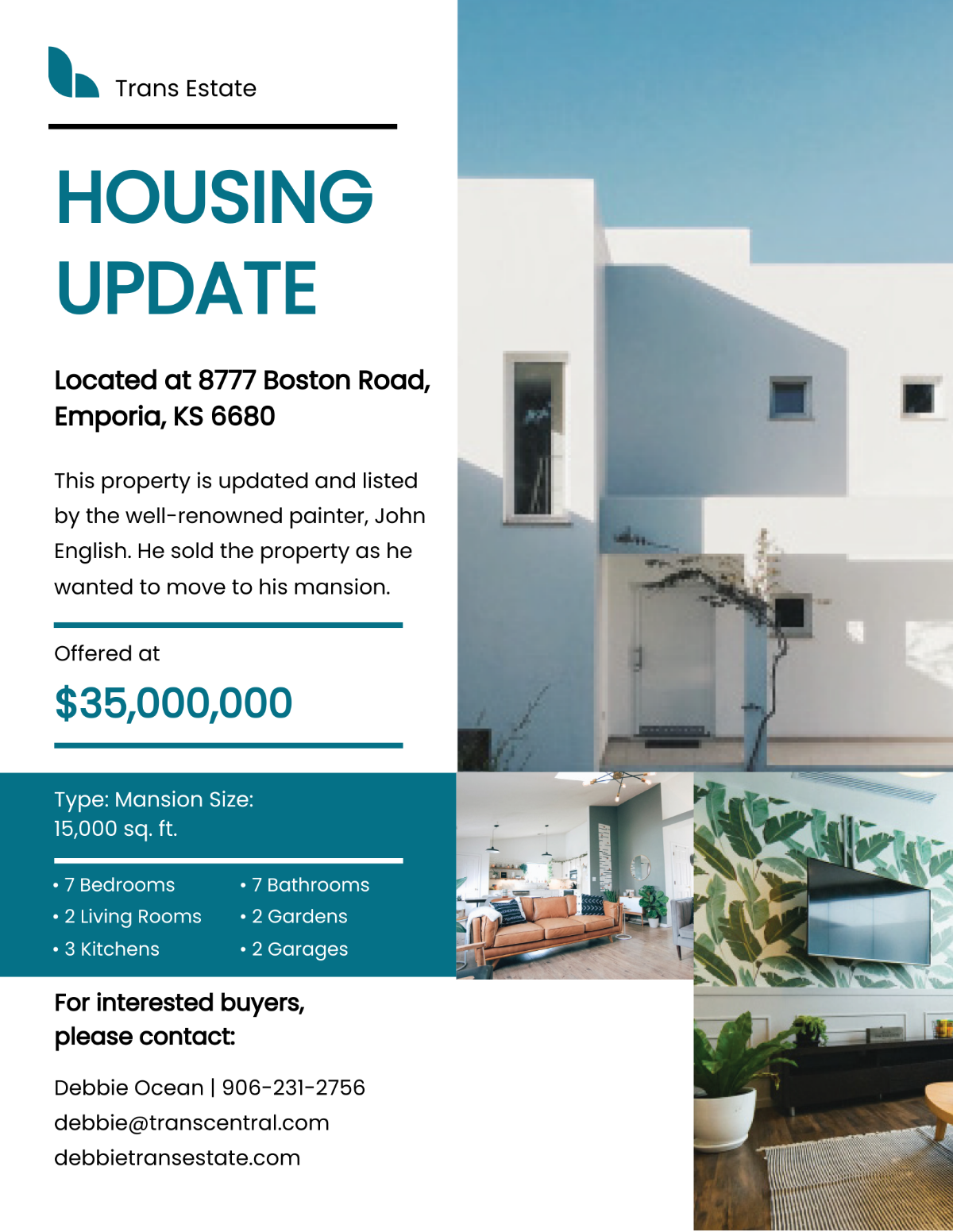Real Estate Housing Update Flyer Template