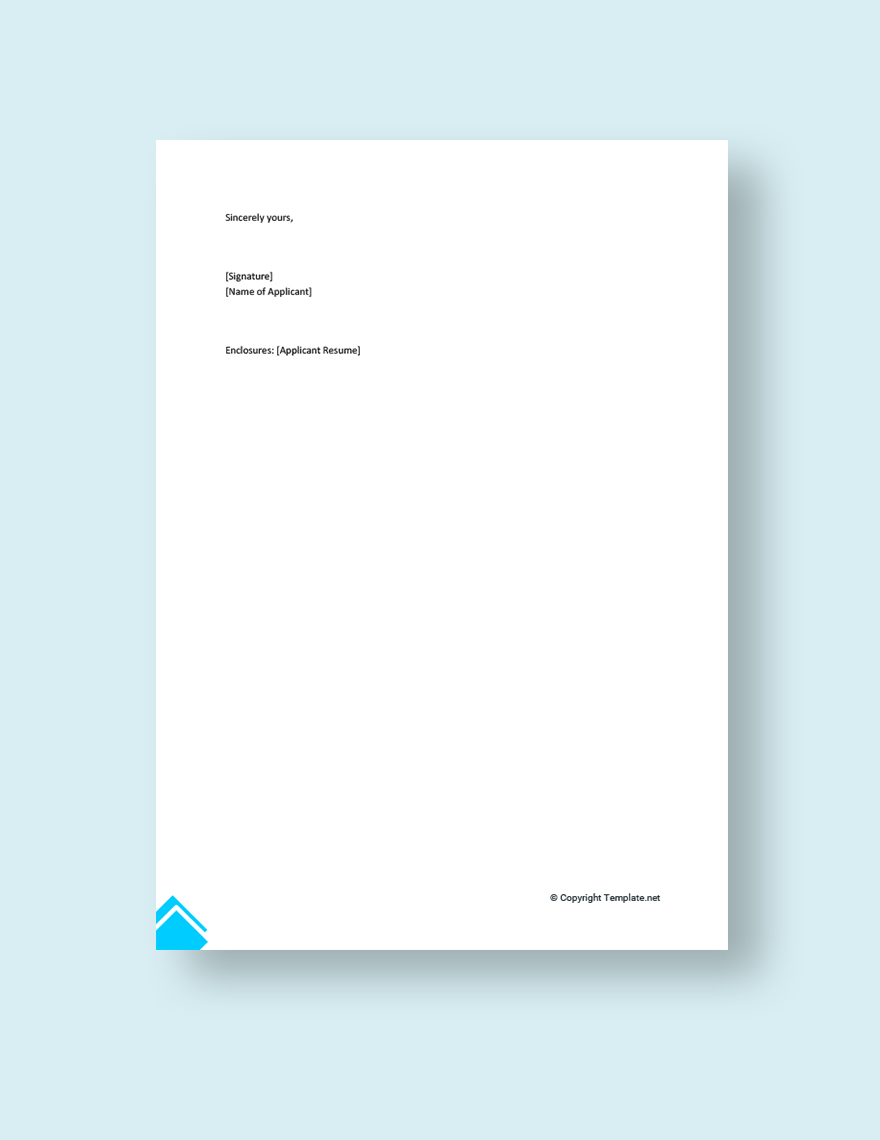 Technical Account Manager Cover Letter Template
