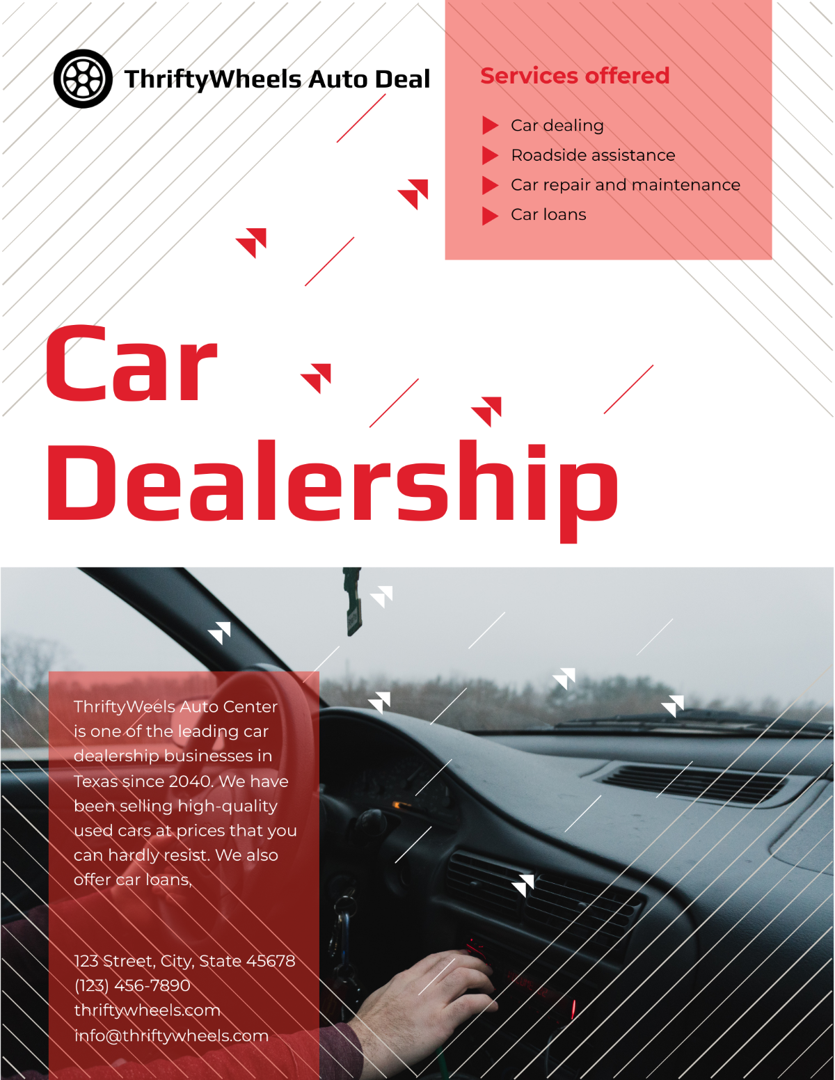 Car Dealership Flyer
