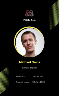 Fitness Trainer/Coach ID Card
