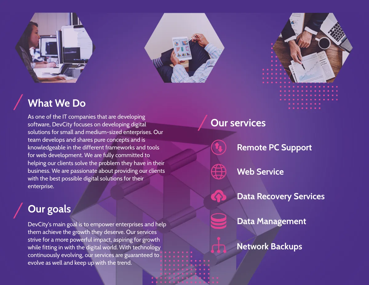 Free IT Software Bi-Fold Brochure Template to Edit Online