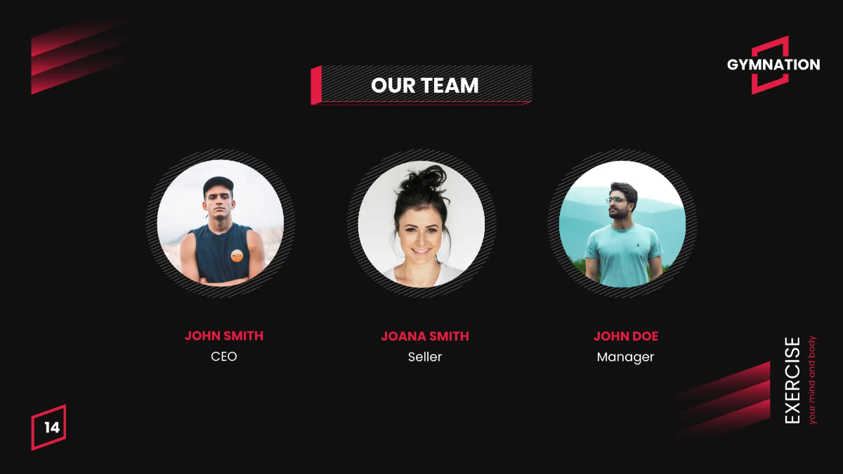 Free Gym Promotion Presentation Template to Edit Online