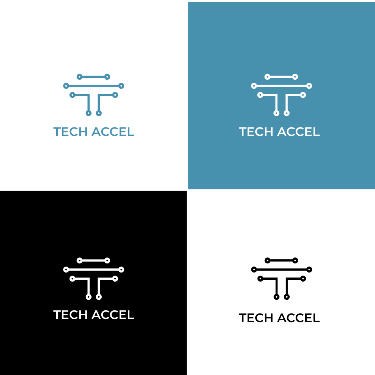 Tech Startup Logo Template