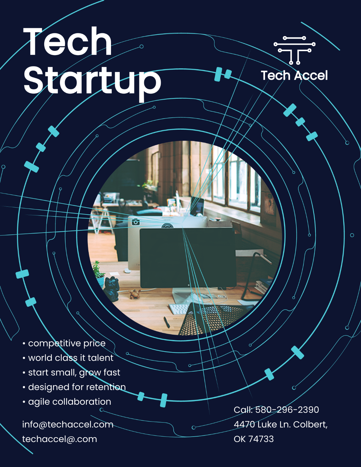Tech Startup Flyer Template
