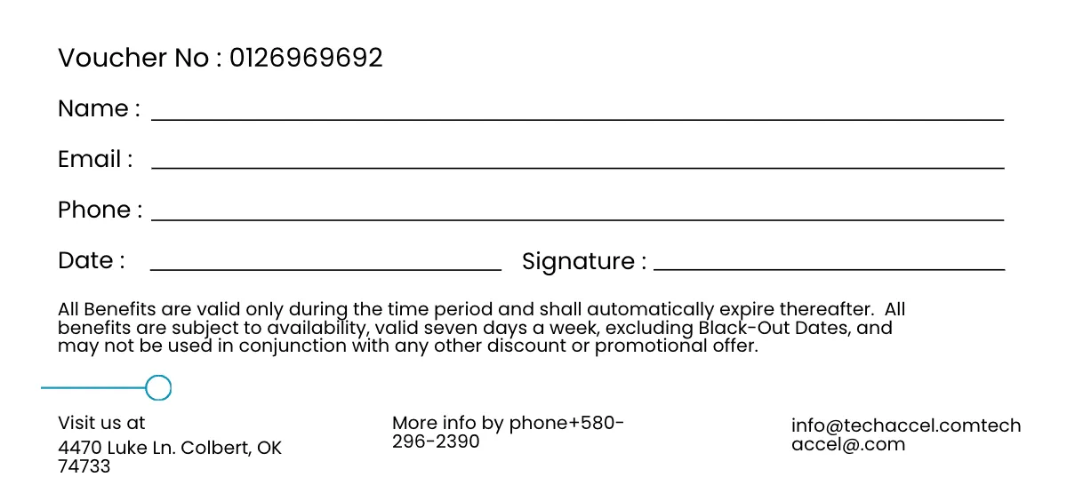 Free Tech Startup Voucher Template to Edit Online