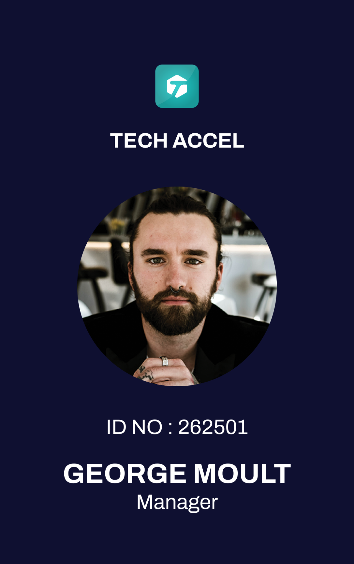 Tech Startup ID Card