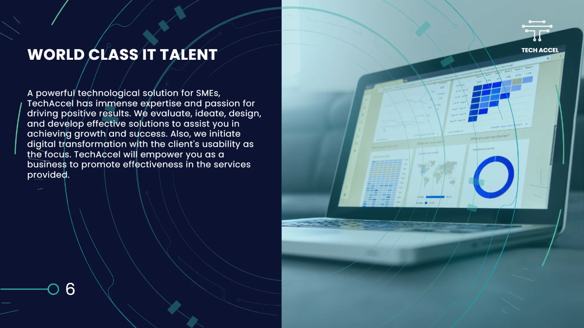 Free Technology Startup Presentation Template to Edit Online