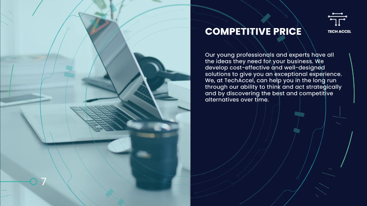 Free Technology Startup Presentation Template to Edit Online