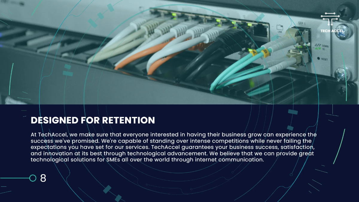 Free Technology Startup Presentation Template to Edit Online