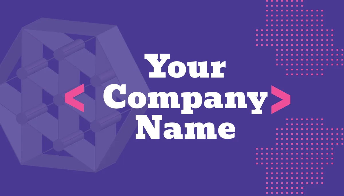 Free IT Software Business Card Template to Edit Online