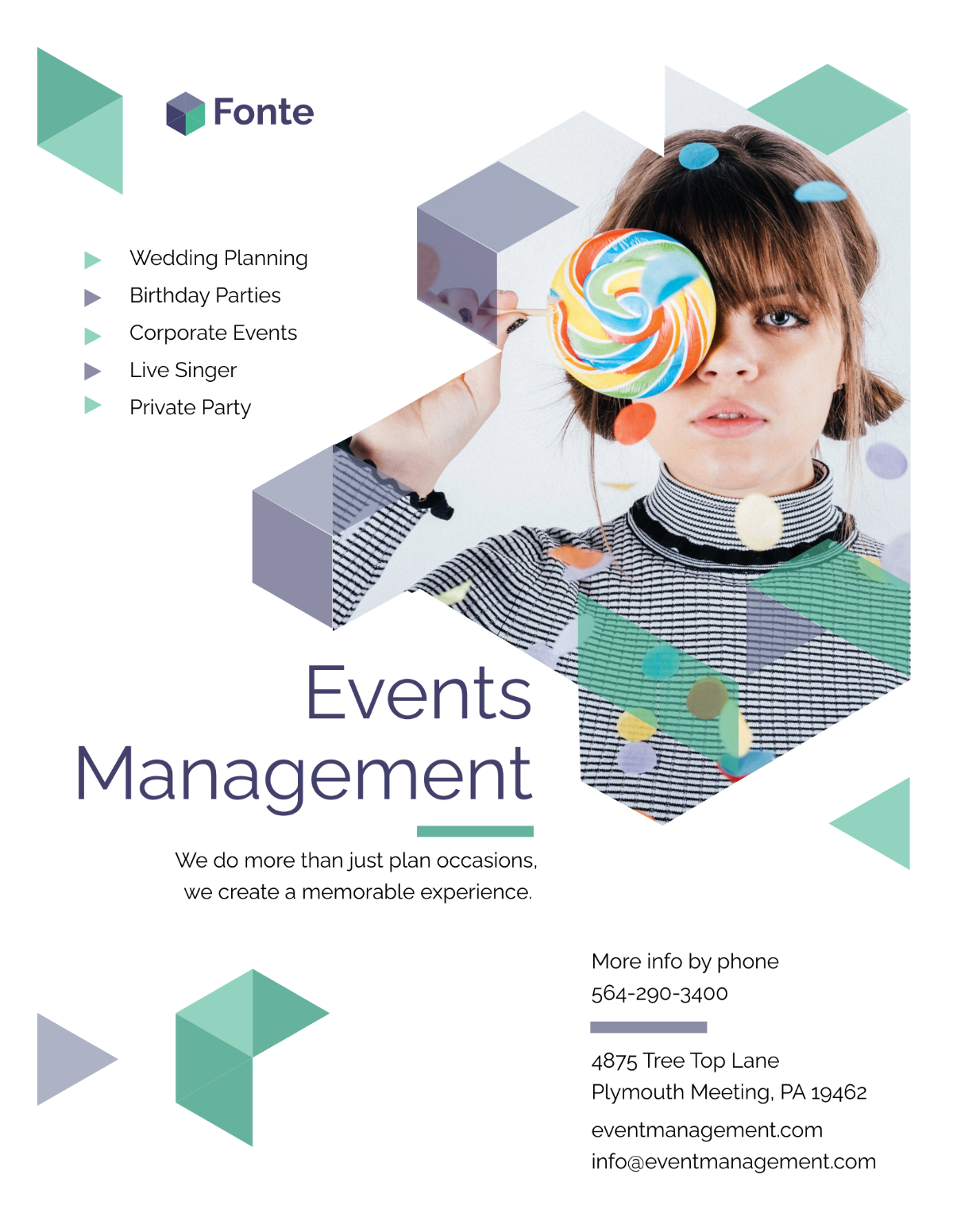 Event Management Flyer Template - Edit Online & Download