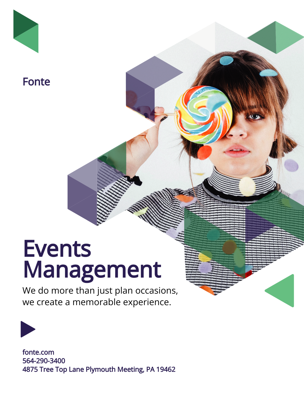 Event Management Pamphlet Template - Edit Online & Download