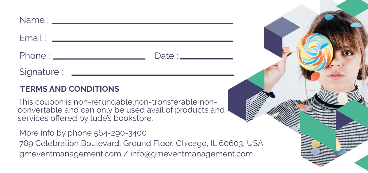 Free Event Management Voucher Template to Edit Online