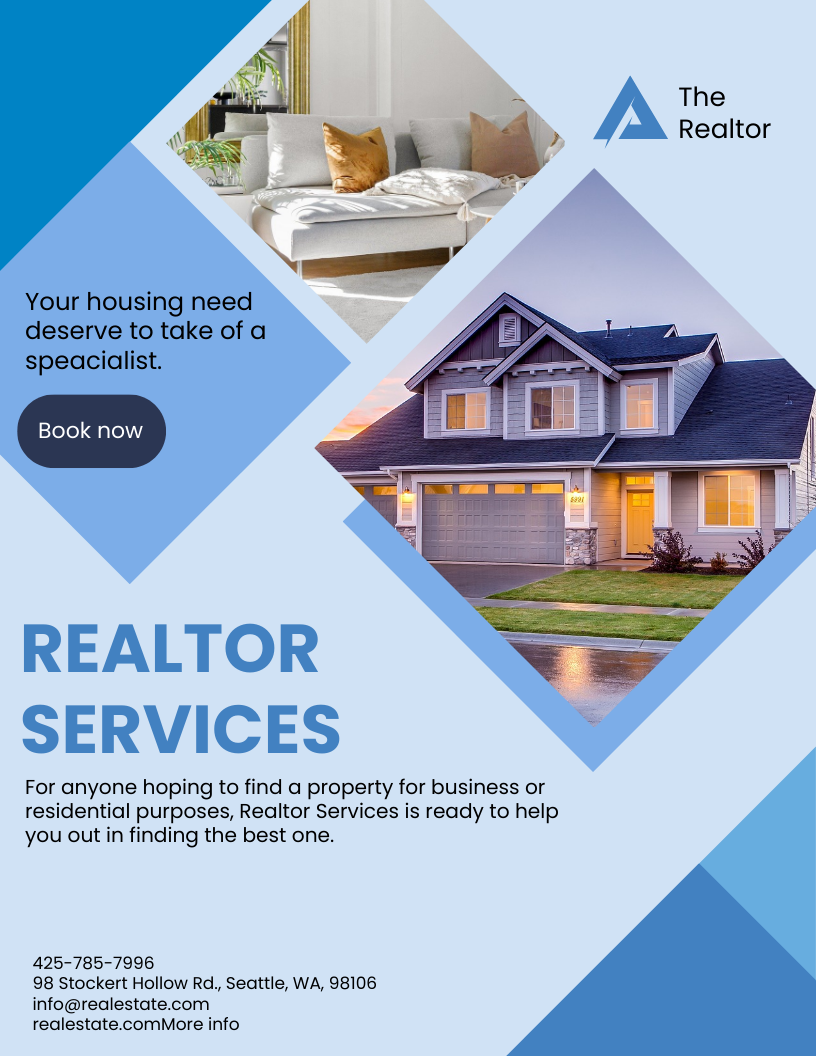 Real Estate Agent/Realtor Pamphlet