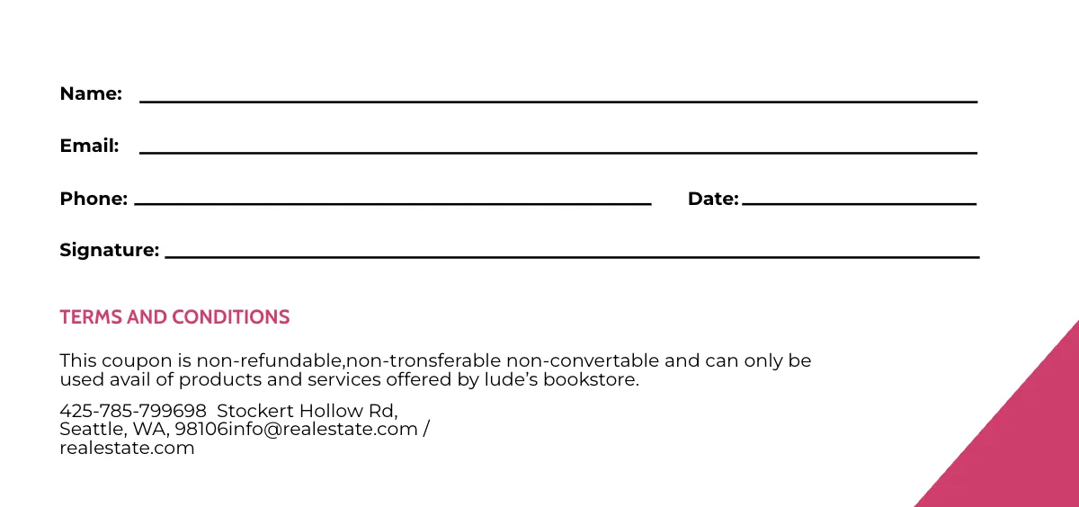 Free Real Estate Agent/Realtor Voucher Template to Edit Online