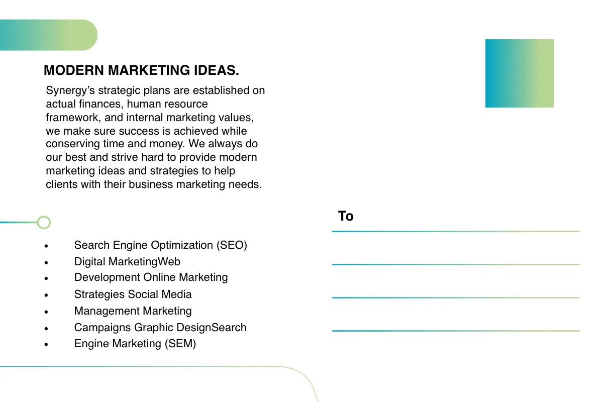 Free Digital Marketing Company Agency Postcard Template to Edit Online