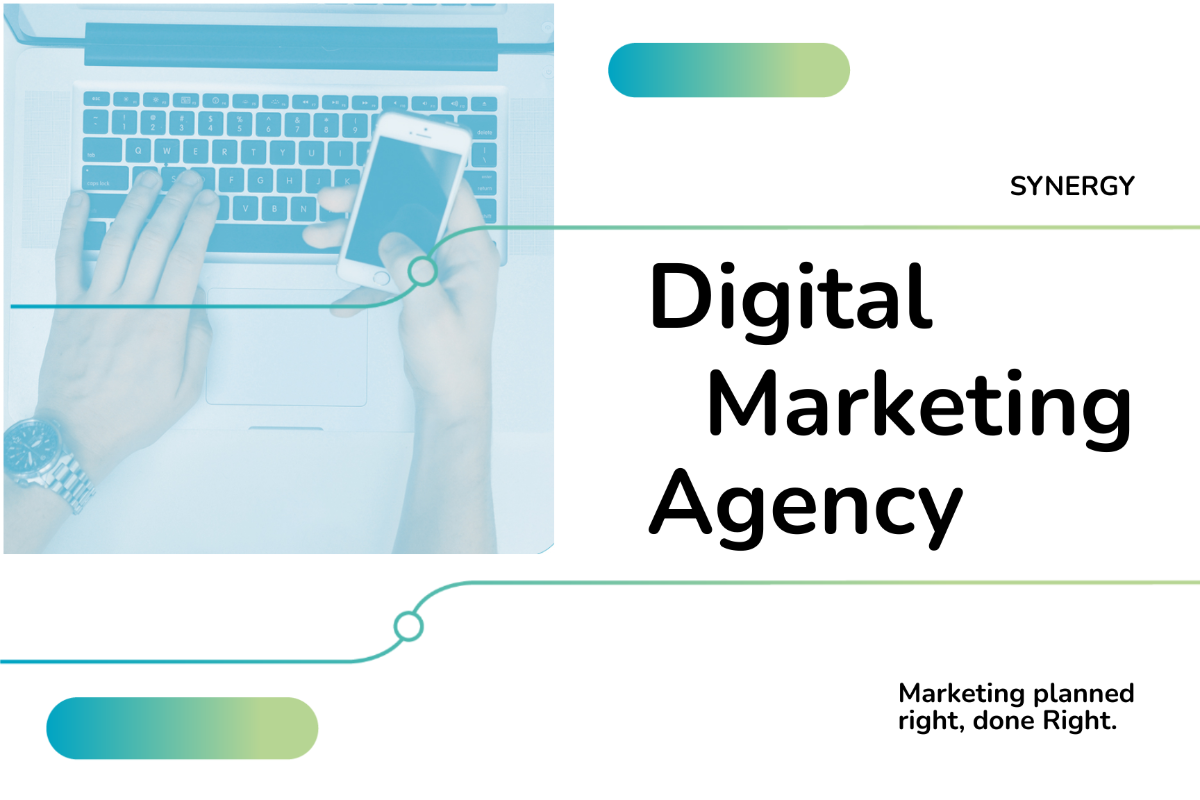 Digital Marketing Company Agency Postcard Template